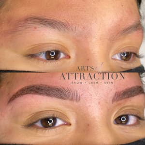 Eyebrow Tattoo result by Arts Of Attraction in St Petersburg, FL