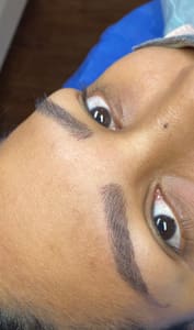 Eyebrow Tattoo result by Aruna SPA Microblading Staten Island in Staten Island, NY