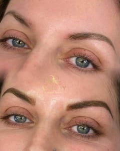 Eyebrow Tattoo result by Ashley Brows and Beauty in El Cerrito, CA