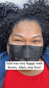 Eyebrow Tattoo result by Ashli K Beauty in Mansfield, TX