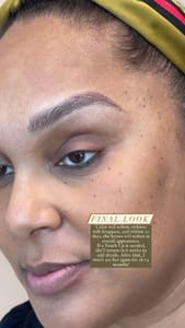 Eyebrow Tattoo result by Ashli K Beauty in Mansfield, TX