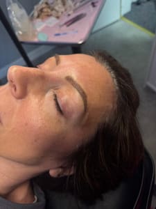 Eyebrow Tattoo result by Ashton's Esthetics & Spa in Coshocton, OH
