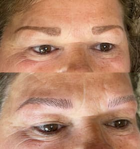 Eyebrow Tattoo result by Aston Galloway Artistry in Baldwinsville, NY