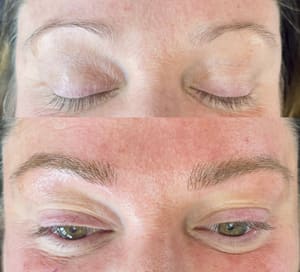 Eyebrow Tattoo result by Aston Galloway Artistry in Baldwinsville, NY