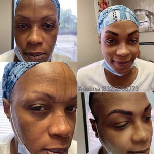 Eyebrow Tattoo result by AT Microblading Plus in Houston, TX