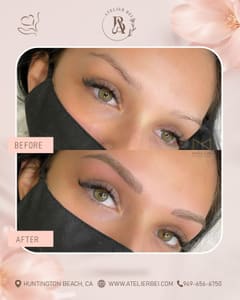 Eyebrow Tattoo result by Atelier Bei Permanent Makeup in Huntington Beach, CA