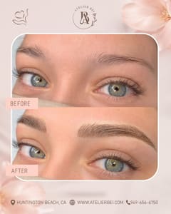 Eyebrow Tattoo result by Atelier Bei Permanent Makeup in Huntington Beach, CA