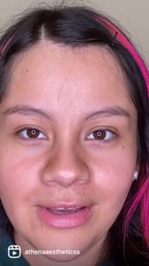Eyebrow Tattoo result by Athena Aesthetics in Ontario, CA