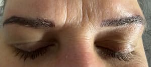 Eyebrow Tattoo result by Athena Beauty Bar Il in Frisco, TX