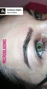 Eyebrow Tattoo result by Athena Beauty Bar in Allen, TX