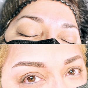 Eyebrow Tattoo result by Athena's Loft in Sterling, VA