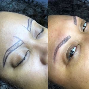 Eyebrow Tattoo result by ATL Microblading & Beauty Bar - DMV in Gaithersburg, MD