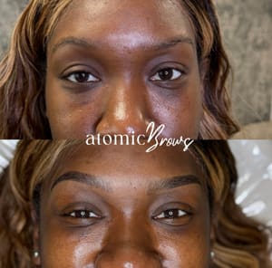 Eyebrow Tattoo result by Atomic Skin in Houston, TX