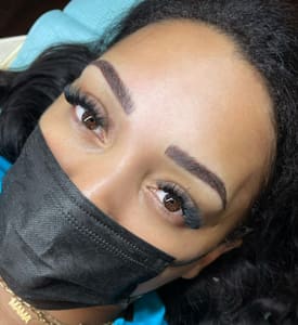 Eyebrow Tattoo result by Au Fait Lash in Alexandria, VA