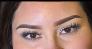 Eyebrow Tattoo result by Aura Beauty Inc in El Paso, TX
