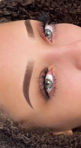 Eyebrow Tattoo result by Aura Beauty Inc in El Paso, TX