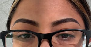 Eyebrow Tattoo result by Aura Beauty Inc in El Paso, TX