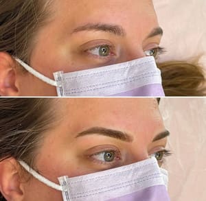 Eyebrow Tattoo result by Aura & Ink in Metairie, LA