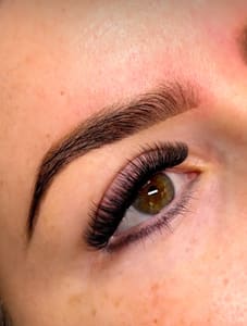 Eyebrow Tattoo result by Aura Lash & Brow Studios in Tampa, FL