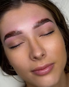 Eyebrow Tattoo result by Aura Lash & Brow Studios in Tampa, FL