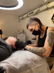 Eyebrow Tattoo result by Austin Cosmetic Tattoos at Potion in Austin, TX