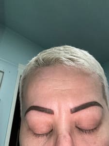 Eyebrow Tattoo result by Authentic Beauty LLC in Islip, NY