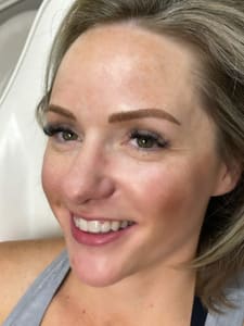 Eyebrow Tattoo result by Ava Jade Esthetics in Flower Mound, TX