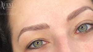 Eyebrow Tattoo result by Avant Permanent Cosmetics in Ferndale, MI