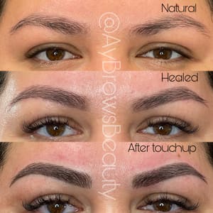 Eyebrow Tattoo result by ¡Ay Brows! Beauty in Vista, CA