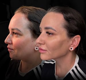 Eyebrow Tattoo result by Ayla Aesthetics in Mamaroneck, NY