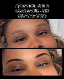 Eyebrow Tattoo result by Ayurveda Salon Centerville , Ohio - Women’s Beauty Salon in Dayton, OH