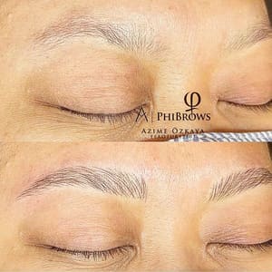 Eyebrow Tattoo result by Azime beauty in Sunnyside, NY