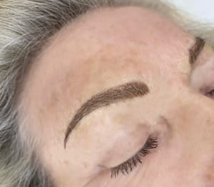 Eyebrow Tattoo result by B.A.M. Beauty Studio LLC in Nanticoke, PA