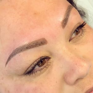 Eyebrow Tattoo result by B’ Fab Studios in San Jose, CA