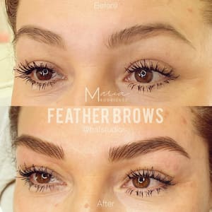 Eyebrow Tattoo result by B’ Fab Studios in San Jose, CA