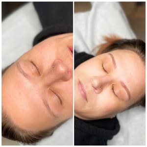 Eyebrow Tattoo result by B&T Beauty Ink in Avon, OH