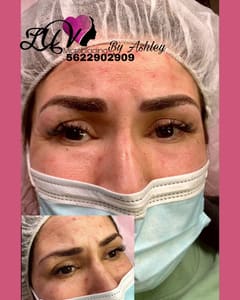 Eyebrow Tattoo result by BA Lashes-Microblading-Lips in Bellflower, CA