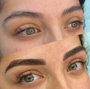 Eyebrow Tattoo result by Baad Ink Beauty in Fresno, CA