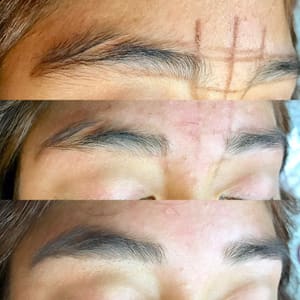 Eyebrow Tattoo result by Babe Cave Hawaii in Honolulu, HI