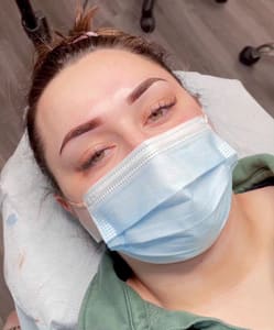 Eyebrow Tattoo result by Babe Cave - Microblading and Permanent Makeup in Johnson City, NY