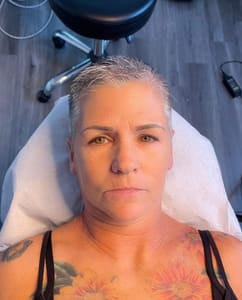 Eyebrow Tattoo result by Babe Cave Microblading & Permanent makeup in Oneida, NY