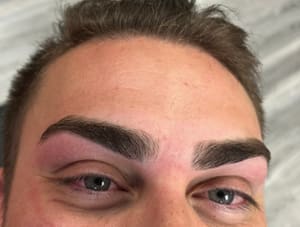 Eyebrow Tattoo result by Babina’s Brow Studio in Vienna, VA