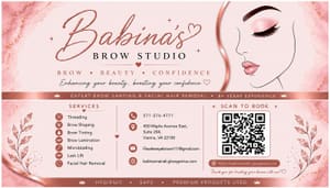 Eyebrow Tattoo result by Babina’s Brow Studio in Vienna, VA