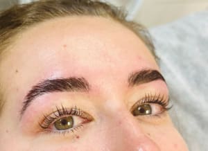 Eyebrow Tattoo result by Babina’s Brow Studio in Vienna, VA