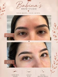 Eyebrow Tattoo result by Babina’s Brow Studio in Vienna, VA
