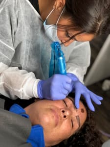 Eyebrow Tattoo result by Bad Ash Beauty in Yreka, CA