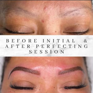 Eyebrow Tattoo result by Bad Ash Beauty in Yreka, CA