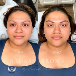 Eyebrow Tattoo result by Badass Brows by Hannah in Panama City, FL