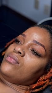 Eyebrow Tattoo result by Badass Lash Artistry in Lincoln, NE