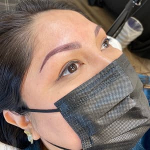 Eyebrow Tattoo result by Baddies Beauty Bar AZ in Cave Creek, AZ
